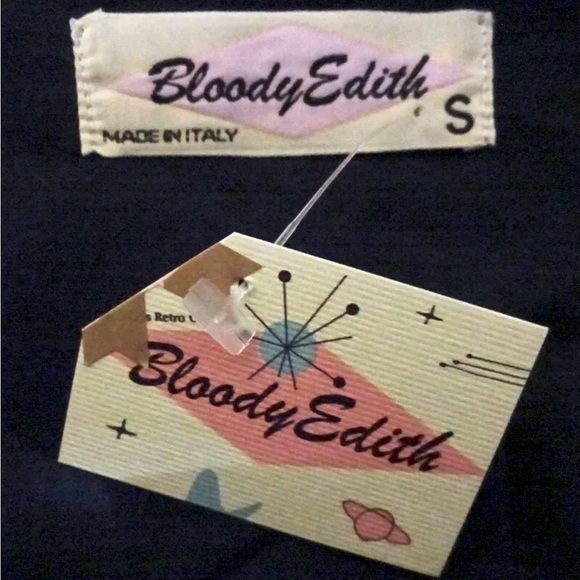 $150 Italian Bustier Small Blue Cup A / B Handcrafted Halter Top Gingham 1950s - Picture 10 of 12